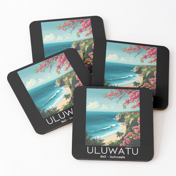 Item preview, A Vintage Travel Illustration of Uluwatu - Bali - Indonesia designed and sold by GoodOldVintage.