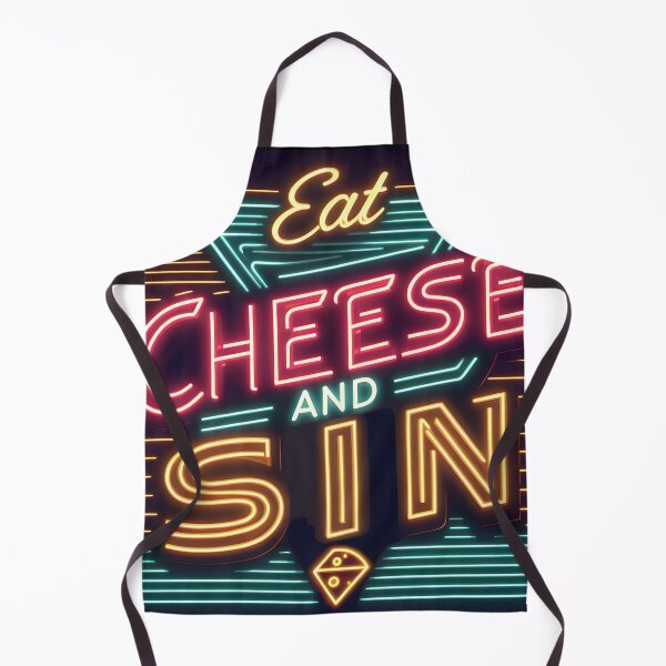 Item preview, Eat Cheese And Sin , typography, retro designed and sold by maxmaj.