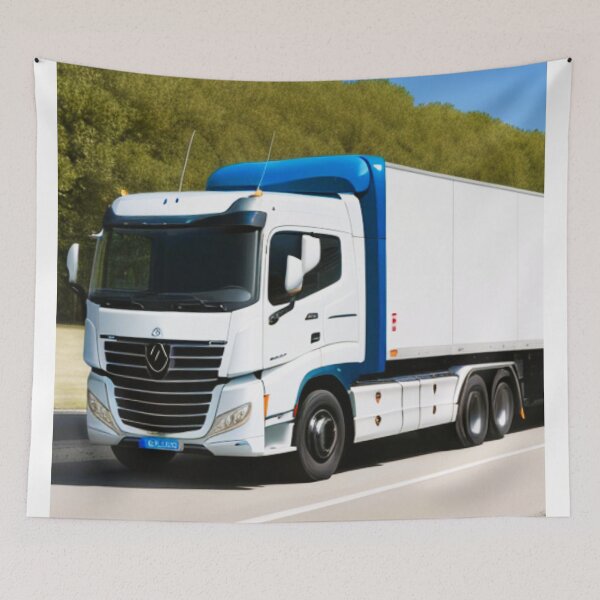 Artikelvorschau, Weißer Truck im Aero-Stil entworfen und verkauft von janjacbu.
