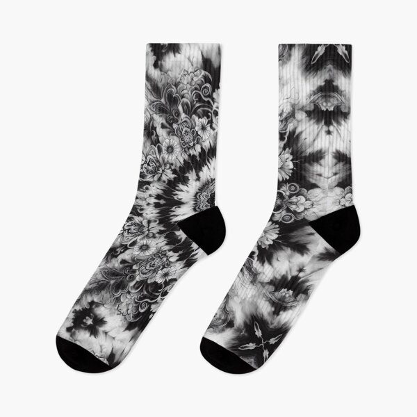 Item preview, Black & white tie dye  designed and sold by SpookyCuties.
