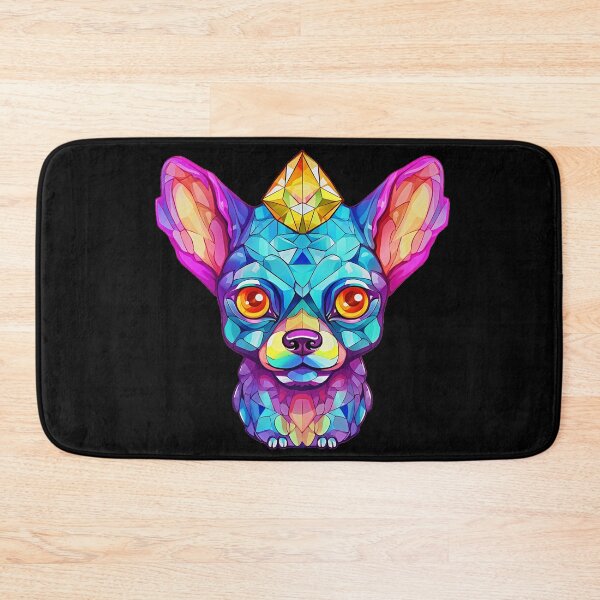 Item preview, Sugar Skull Dog | Mosaic Dog | Crystal Skull Dog | Day of the Dead | Dia de los Muertos designed and sold by CoolHippoQuotes.