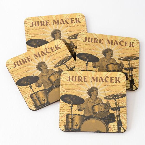 Item preview, Jure Maček (yellow poster) designed and sold by lucia-without-j.