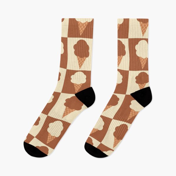 Item preview, Checkered Chocolate and Vanilla Ice Cream Pattern  designed and sold by Yasminepatterns .