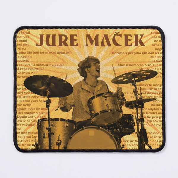 Item preview, Jure Maček (yellow poster) designed and sold by lucia-without-j.