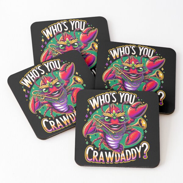 Item preview, whos your crawdaddy crawfish mardi gras  designed and sold by ArtFeverShop.