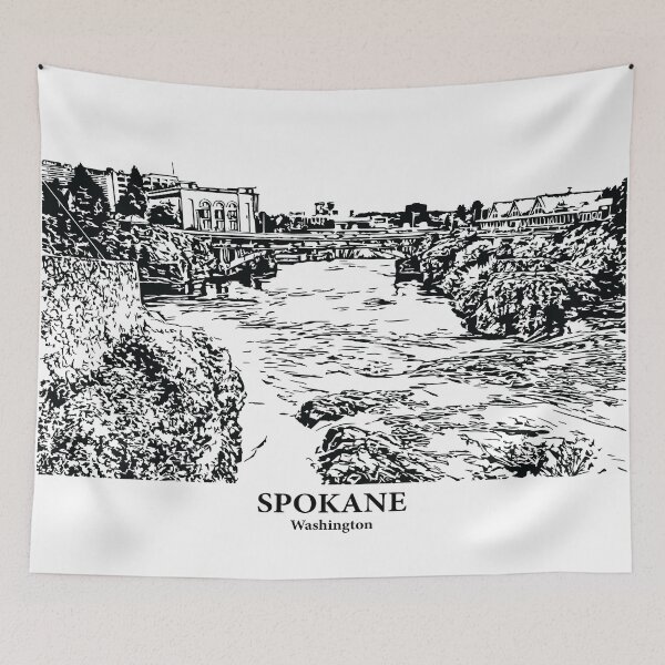 Item preview, Spokane - Washington designed and sold by Lakeric Cityscapes.