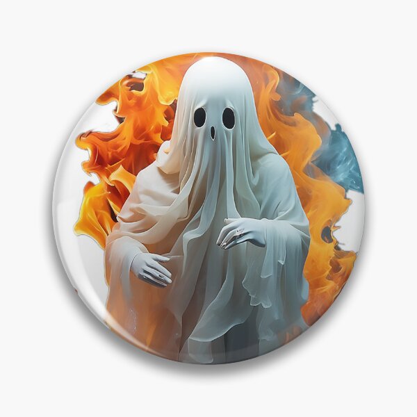 Item preview, A ghost that is half fire half ice designed and sold by Mo-rx.