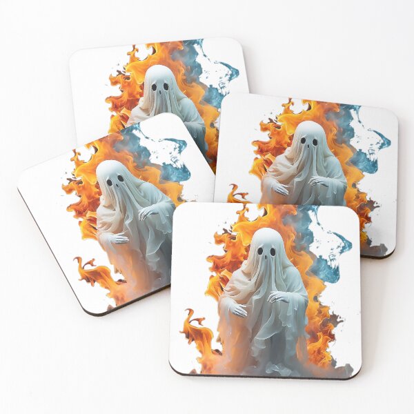 Item preview, A ghost that is half fire half ice designed and sold by Mo-rx.