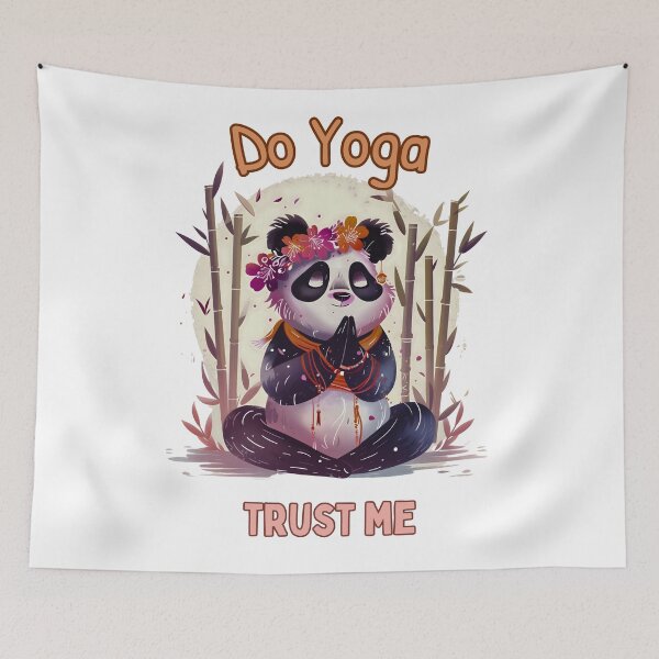 Item preview, Trust in the Boho Panda's Yoga Wisdom designed and sold by Moisky Patterns.