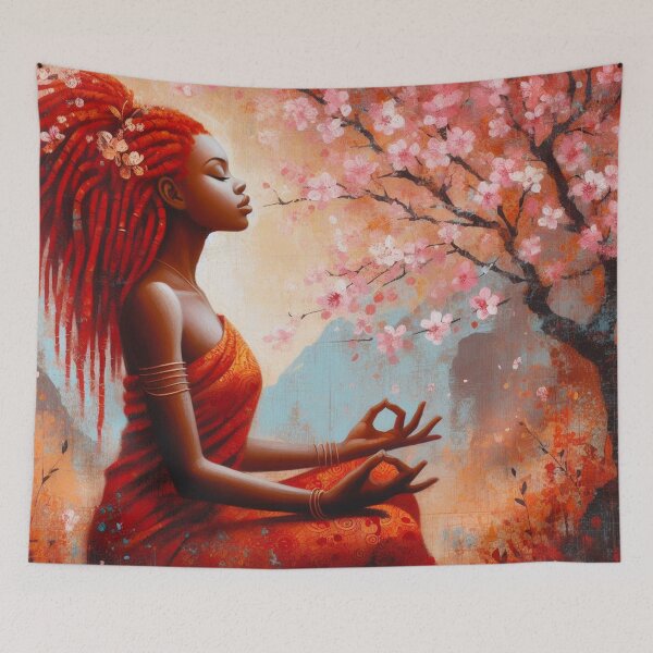 Item preview, Árbol de flor de cerezo de meditación designed and sold by HarmonyandSage.