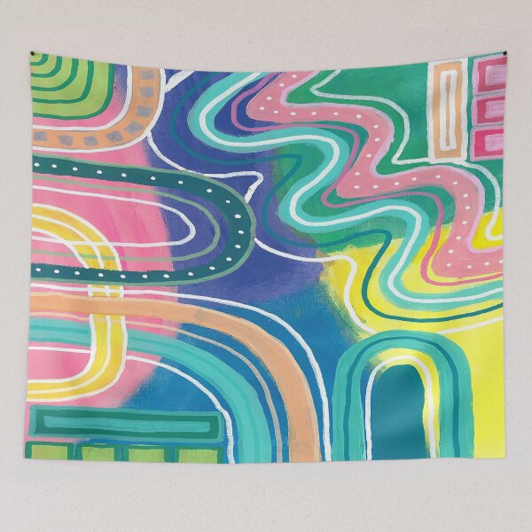 Item preview, Colorful Geometric Abstract designed and sold by ewartick1.