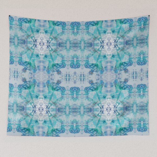 Item preview, Inner Peace Light Blue Metatron Cube Energy  designed and sold by BenitaJayne.