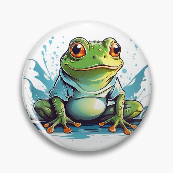 Item preview, frog cartoon designed and sold by Mo-rx.