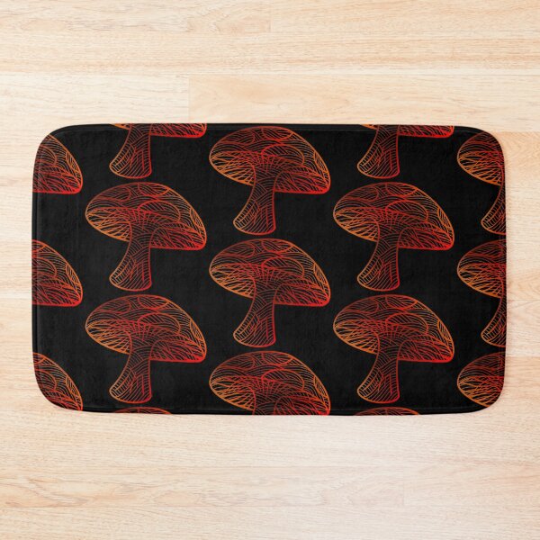 Item preview, Multicolor Mushroom Waves designed and sold by Chiaroscuro-Art.