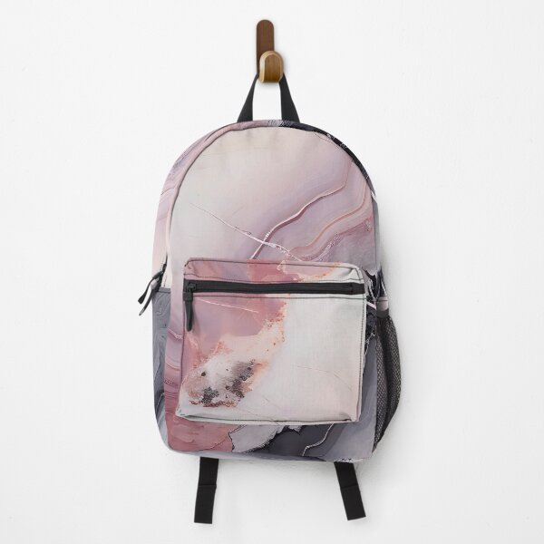 Item preview, Abstract Art Pink Grey Agate Design Nature Print  designed and sold by fluffstuffgifts.