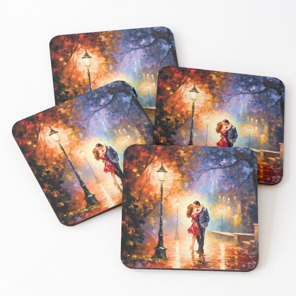 Item preview, First Kiss Oil Painting Digital Art designed and sold by acrylicartp.