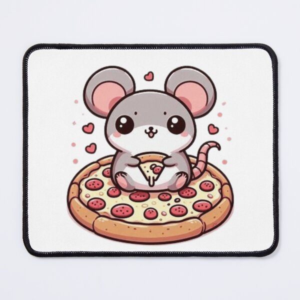 Item preview, Cute mouse on a pizza designed and sold by Culmika.