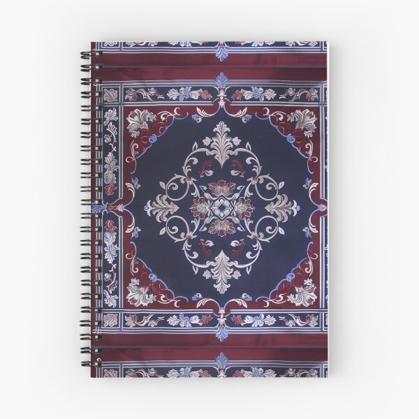 Item preview, Burgendy blue rug designed and sold by melridger.