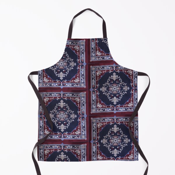 Item preview, Burgendy blue rug designed and sold by melridger.