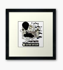 Fortnite Battle Gaming World Framed Print