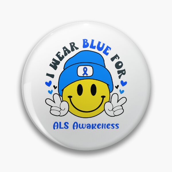 Item preview, I Wear Blue For ALS Awareness, ALS Awareness Month designed and sold by KatMercerr.