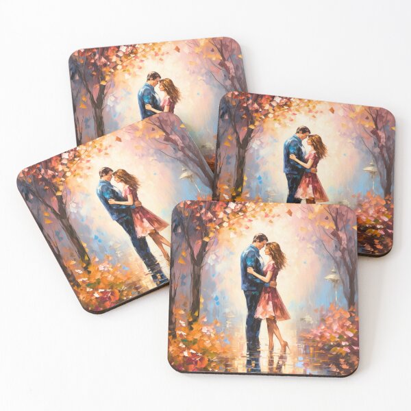 Item preview, Dream Date in the Spring Brushstroke Digital Art designed and sold by acrylicartp.