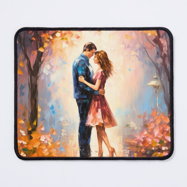 Item preview, Dream Date in the Spring Brushstroke Digital Art designed and sold by acrylicartp.