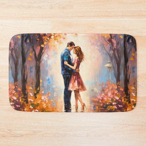 Item preview, Dream Date in the Spring Brushstroke Digital Art designed and sold by acrylicartp.