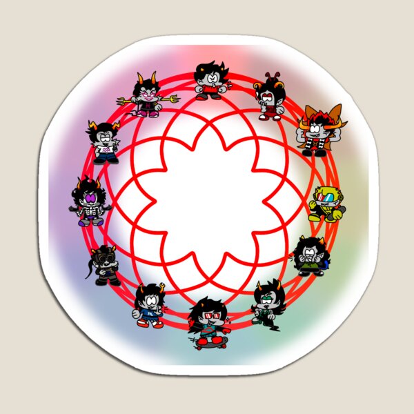 Item preview, Homestuck Dancestor Trolls Chibi Ring designed and sold by potatobros73.