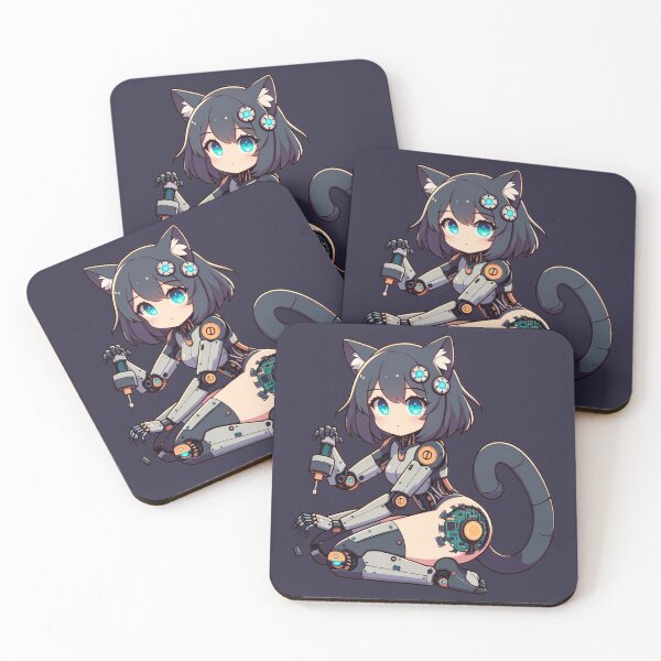 Item preview, Self-Repairing Anime Cyborg Cat Girl designed and sold by Toge-san.