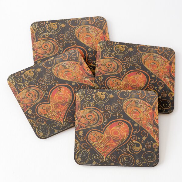 Item preview, Hearts and circles designed and sold by melridger.
