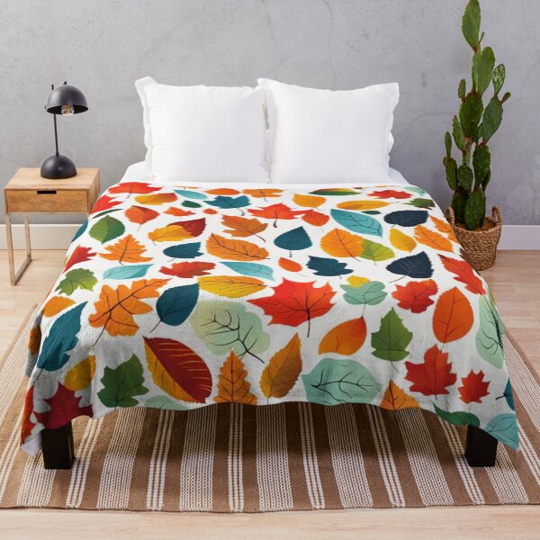 Item preview, Abstract Colorful Fall Leaf Pattern designed and sold by calibrit.