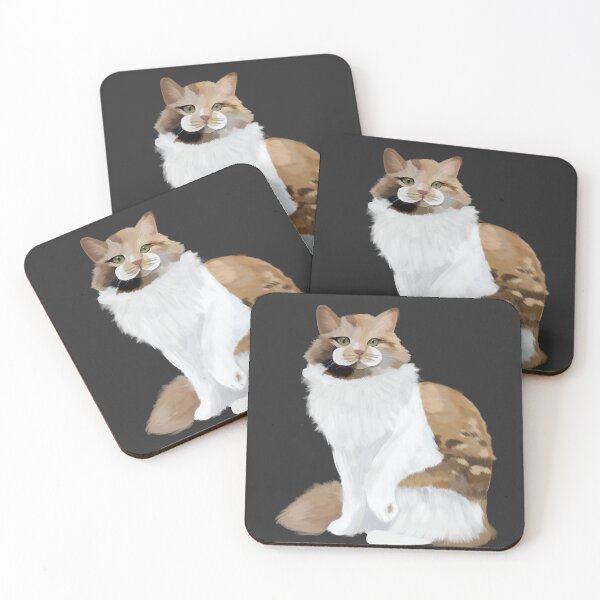 Item preview, Calico Fluffy Cat designed and sold by Iyuda.