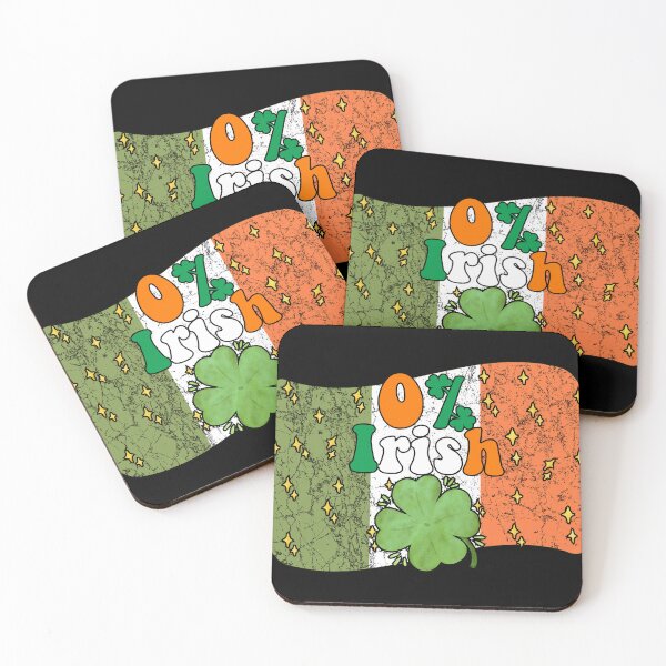 Item preview, Funny Zero Percent Irish Shamrock, Happy St. Patrick's Day  designed and sold by ArtByKatti.