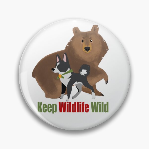Item preview, Keep wildlife wild designed and sold by stinkybrowndogs.