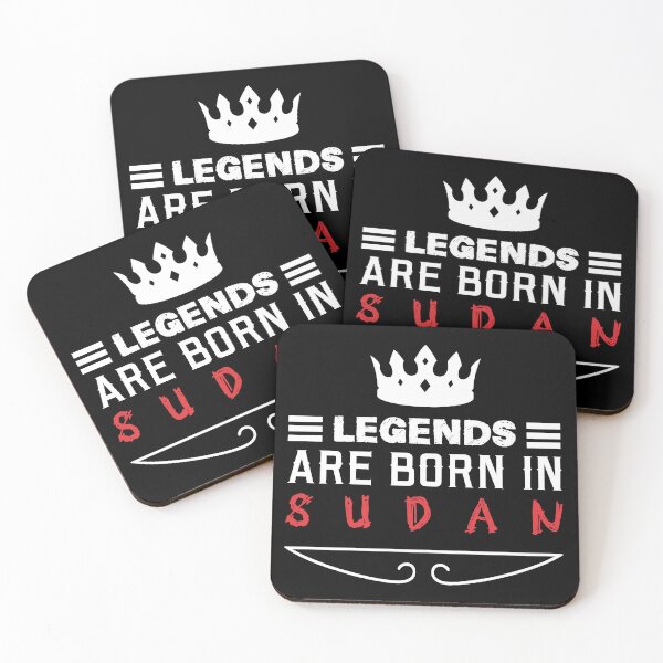 Item preview, Legends are born in Sudan designed and sold by BYNDART.