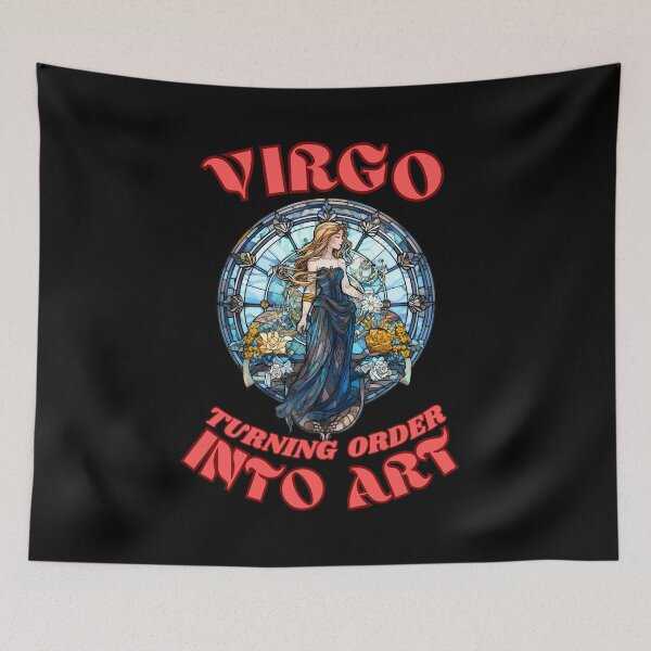 Item preview, Virgo. Turning Order Into Art. virgo astrology designed and sold by ZodiacWonders.