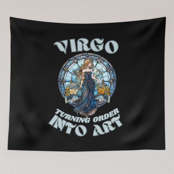 Item preview, Virgo. Turning Order Into Art. virgo astrological sign designed and sold by ZodiacWonders.
