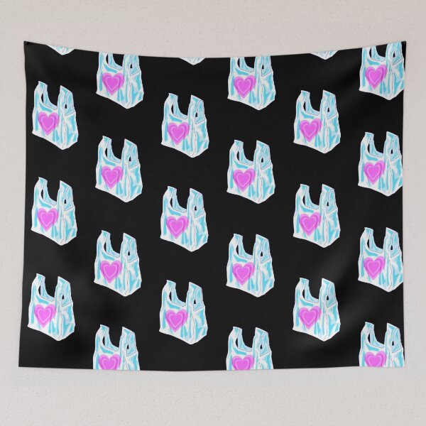 Item preview, Copy of Love in the bag. Or just a bag with love print. Who knows… (black edition) designed and sold by luhovska-merch.