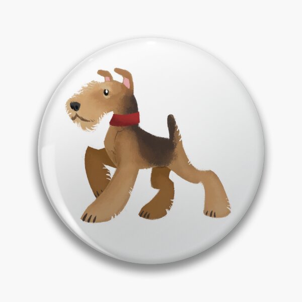 Item preview, Airedale terrier designed and sold by stinkybrowndogs.
