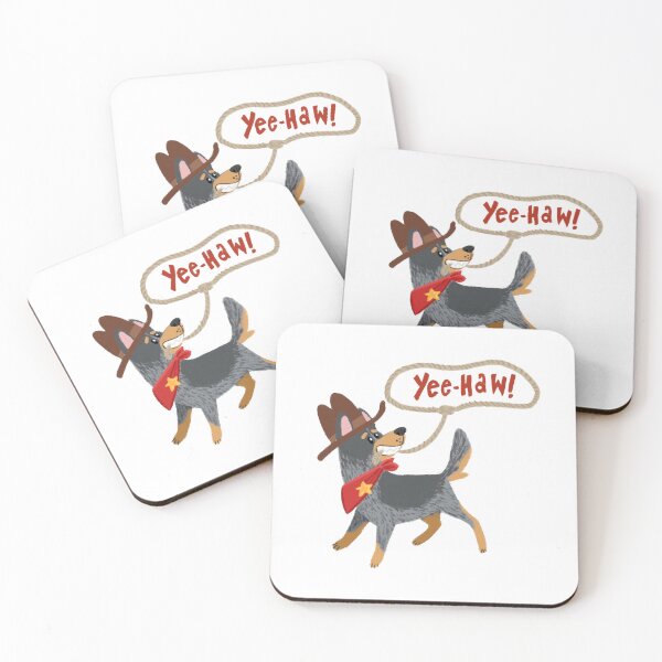 Item preview, Yee-haw cattle dog designed and sold by stinkybrowndogs.