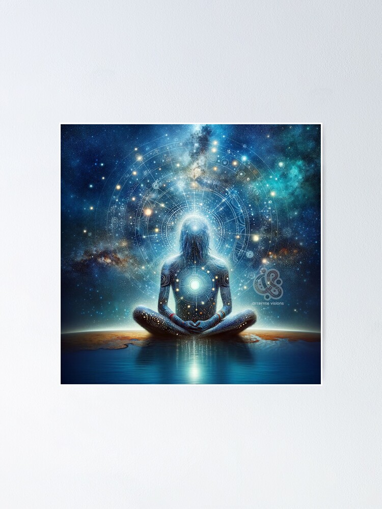 Thumbnail 1 of 3, Poster, Cosmic Contemplation designed and sold by ArrernteVisions.
