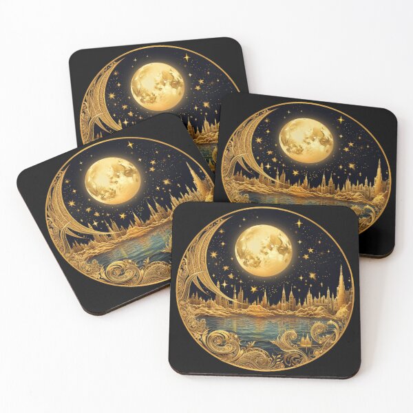 Item preview, Moonlit Majesty: Palaces in the Moonlight designed and sold by BorczVisuals.