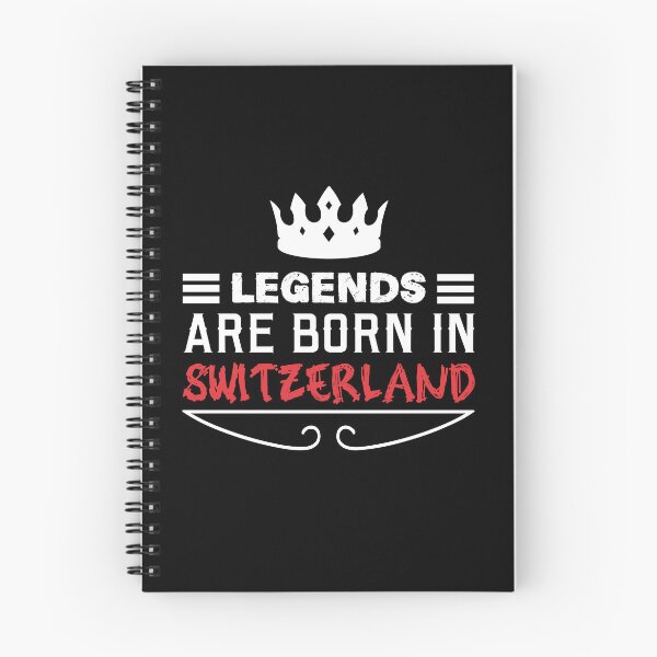 Item preview, Legends are born in Switzerland designed and sold by BYNDART.