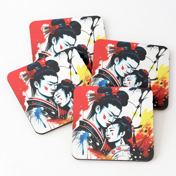 Item preview, Samurai and Geisha  designed and sold by devimeaart.