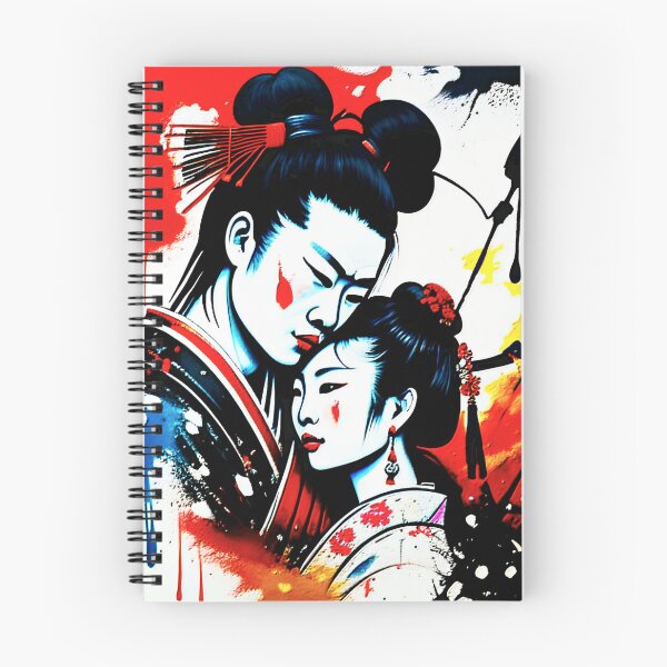 Artikelvorschau, Samurai und Geisha entworfen und verkauft von devimeaart.