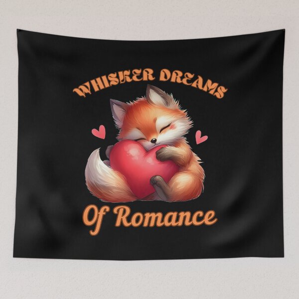 Item preview, Whisker Dreams of Romance. fox portrait designed and sold by FoxVibes.