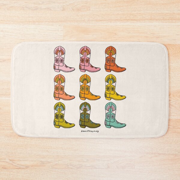 Item preview, Rainbow Cowboy Boots designed and sold by doodlebymeg.