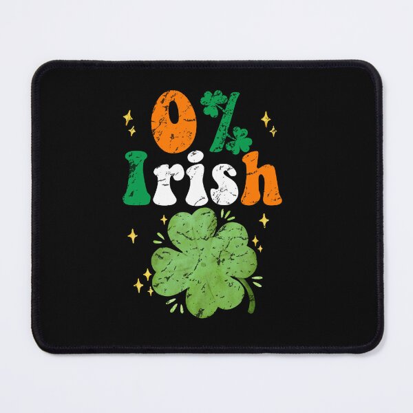 Item preview, Funny Groovy Zero Percent Irish Shamrock, Happy St. Patrick's Day designed and sold by ArtByKatti.
