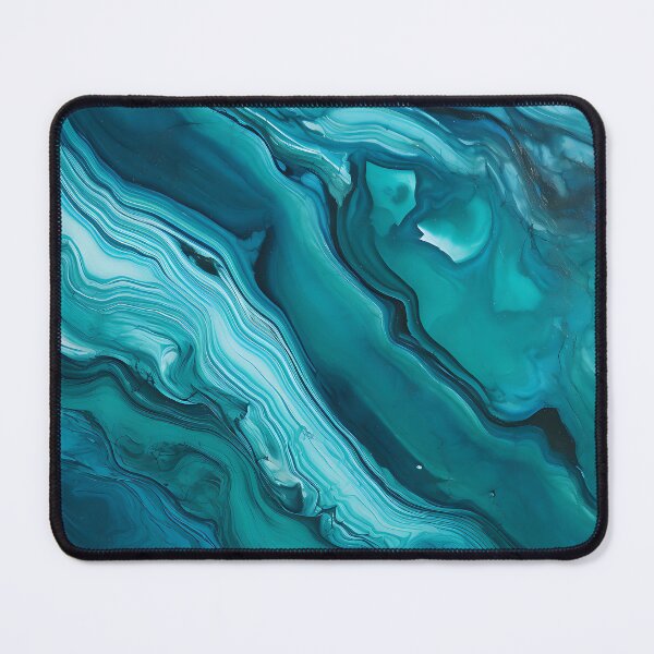 Item preview, Abstract Art Blue Turquoise Stone Design Nature Print  designed and sold by fluffstuffgifts.